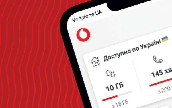 Vodafone оновив застосунок для Android та IOS